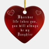 MIJN DOCHTER KERAMISCH ORNAMENT (Voorkant)