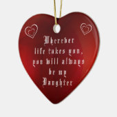 MIJN DOCHTER KERAMISCH ORNAMENT (Links)
