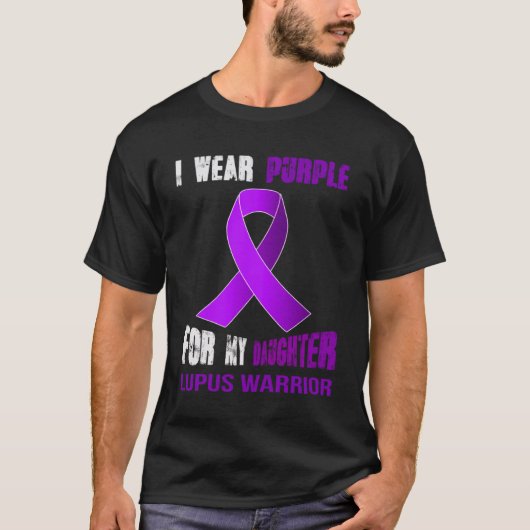 MIJN DOCHTER MIJN LUPUS KRIJGER T-SHIRT (Voorkant)