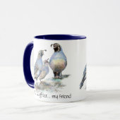 Mijn dochter... mijn vriend Californië Quail Mok (Voorkant links)