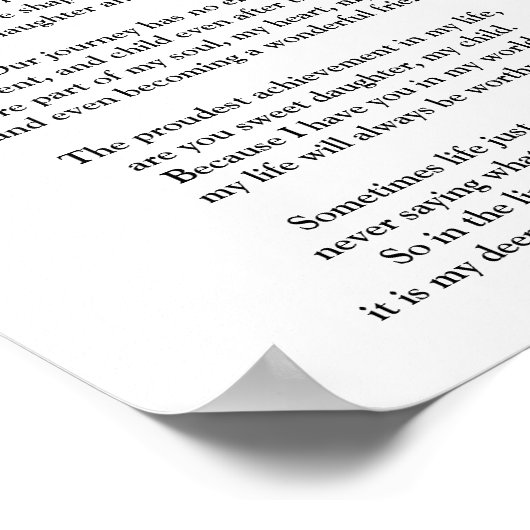 MIJN DOCHTER, MIJN VRIEND POSTER (Hoek)