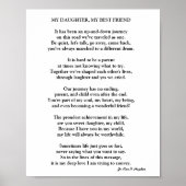 MIJN DOCHTER, MIJN VRIEND POSTER (Voorkant)