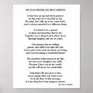 MIJN DOCHTER, MIJN VRIEND POSTER