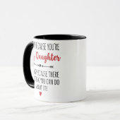 Mijn dochter mok | Grappig hartverwarmend cadeau v (Voorkant links)