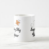 Mijn dochter ondersteunen koffiemok (Center)