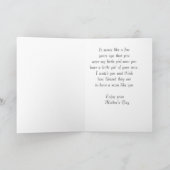 Mijn dochter op Moederdag Kaart (Binnen)