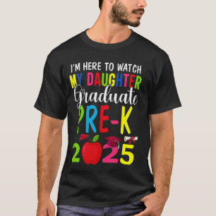 Mijn dochter studeerde af Pre-k klas van 2025 Afst T-shirt