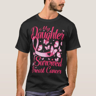 Mijn dochter Surviing Breast Cancer Awareness Surv T-shirt
