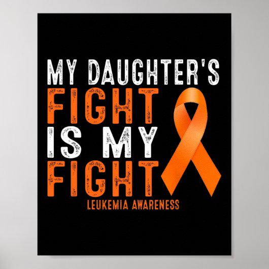 Mijn dochter vecht is mijn strijd tegen leukemie b poster (Voorkant)
