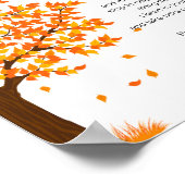 Mijn dochter wens ik u de kracht poster (Hoek)