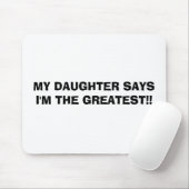 MIJN DOCHTER ZEGT DAT IK DE GROOTSTE BEN! MUISMAT (Met muis)