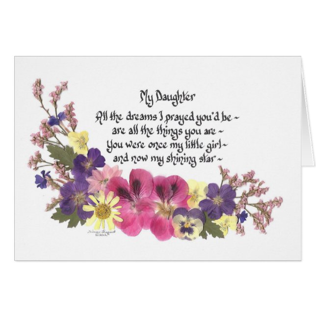 Mijn dochterkaart (Voorkant Horizontaal)