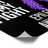 Mijn dochter's gevecht is mijn anti-epilepsiegerth poster (Hoek)