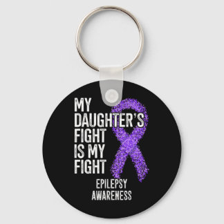 Mijn dochter's gevecht is mijn anti-epilepsiegerth sleutelhanger