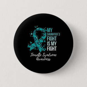 Mijn dochters gevecht is mijn Fight Tourette-syndr Ronde Button 5,7 Cm