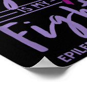 Mijn dochters vechten tegen epilepsie poster (Hoek)
