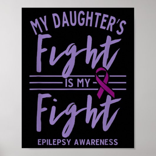 Mijn dochters vechten tegen epilepsie poster (Voorkant)