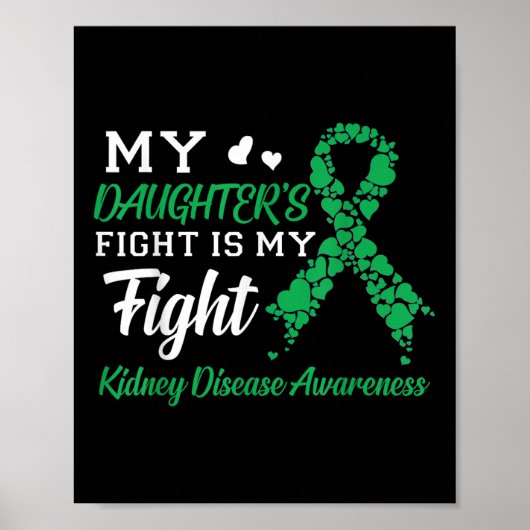 Mijn dochters vechten tegen mijn nierziekte poster (Voorkant)