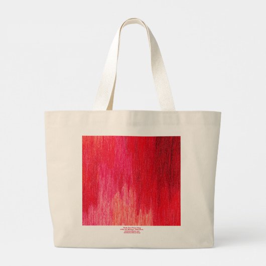 Mijn Dode Hart Grote Tote Bag (Achterkant)