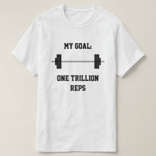 "Mijn doel: 1 triljoen rebellen" + Barbell T-shirt