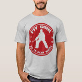 Mijn doel, Field Hockey Goalie Quote T-shirt (Voorkant)