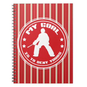 Mijn doel, Field Hockey (rood) Notitieboek
