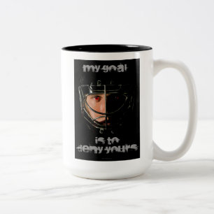 Mijn Doel (Hockey Doelman) Tweekleurige koffiemok