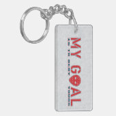 Mijn doel, Hockey Goalie Mask Sleutelhanger (Voorkant Links)