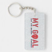 Mijn doel, Hockey Goalie Mask Sleutelhanger (Voorkant)