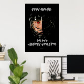 Mijn doel (Hockey Goalie) Poster (Thuiskantoor)