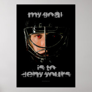 Mijn doel (Hockey Goalie) Poster