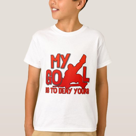 Mijn doel, Hockey Goalie T-shirt (Voorkant)