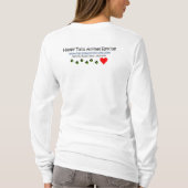 Mijn doel in het leven is.... t-shirt (Achterkant)