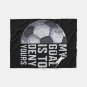 Mijn doel is om dat van jou te ontkennen keeper Vo Fleece Deken (Voorkant (Horizontaal))