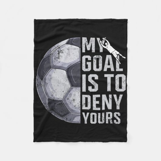 Mijn doel is om dat van jou te ontkennen keeper Vo Fleece Deken (Voorkant)