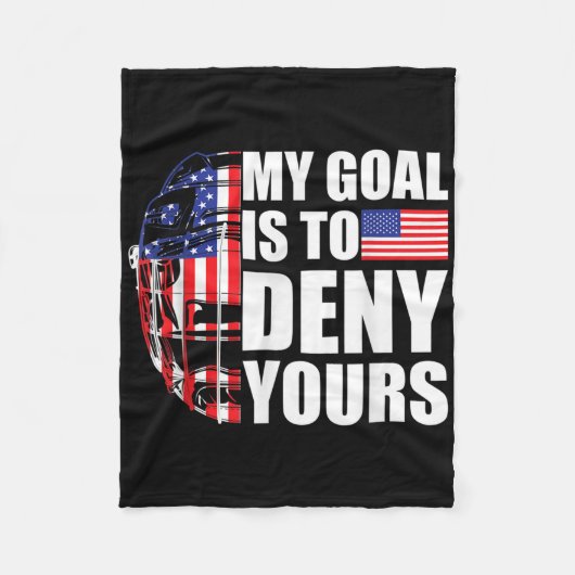 Mijn Doel Is Om Dat Van Jou Te Verwerpen - Amerika Fleece Deken (Voorkant)