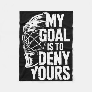 Mijn Doel Is Om Dat Van Jou Te Weigeren Hockey Kee Fleece Deken