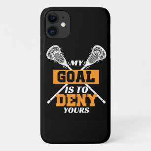 Mijn doel is om die van jou te ontkennen Lacrosse Case-Mate iPhone Case