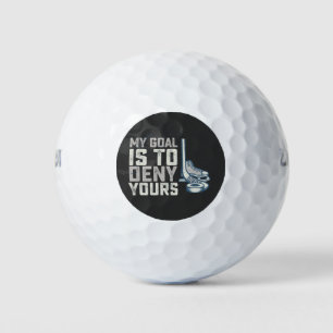 Mijn doel is om je hockey Vintage te ontzeggen Golfballen
