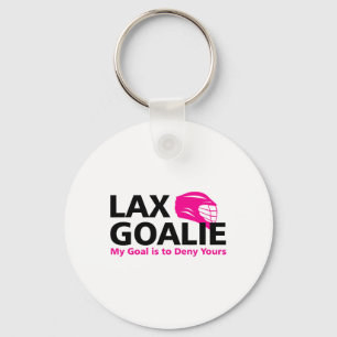 Mijn doel is om je Lacrosse Goalie Lax grappig te Sleutelhanger
