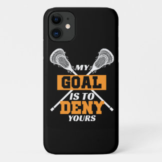 Mijn doel is om je lacrosse te ontkennen Case-Mate iPhone case