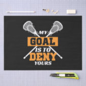 Mijn doel is om je lacrosse te ontkennen tissuepapier (Craft)