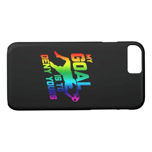 Mijn doel is om je voetgangerregenboog te ontkenne Case-Mate iPhone case (Achterkant (Horizontaal))
