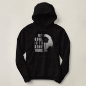 Mijn doel is om te ontkennen dat je voetballer ver hoodie (Design voorkant)