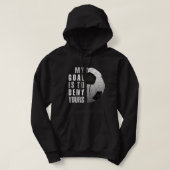Mijn doel is om te ontkennen dat je voetballer ver hoodie (Design voorkant)