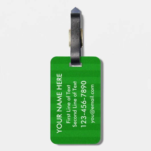 Mijn doel Lacrosse Goalie Quote Bagagelabel (Achterkant verticaal)