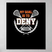 Mijn doel Lacrosse Poster (Voorkant)