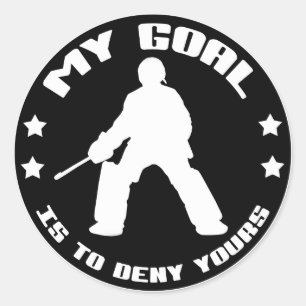 Mijn doel, Veldsleutel (zwart) Ronde Sticker