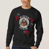 MIJN DOG IS MIJN VALENTIJN Custom Photo Unisex Trui (Voorkant)