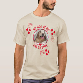 MIJN DOG IS MIJN VALENTIJN Foto Unisex T-shirt